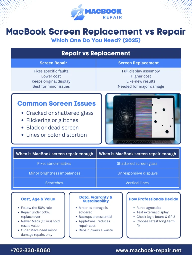 MacBook Screen Repair Vs Replacement: What Is Best For You