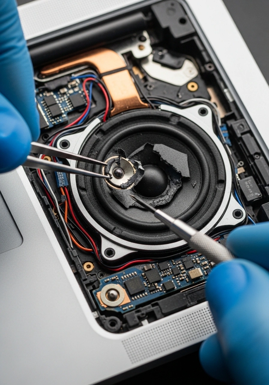 MacBook speaker repair internal audio component