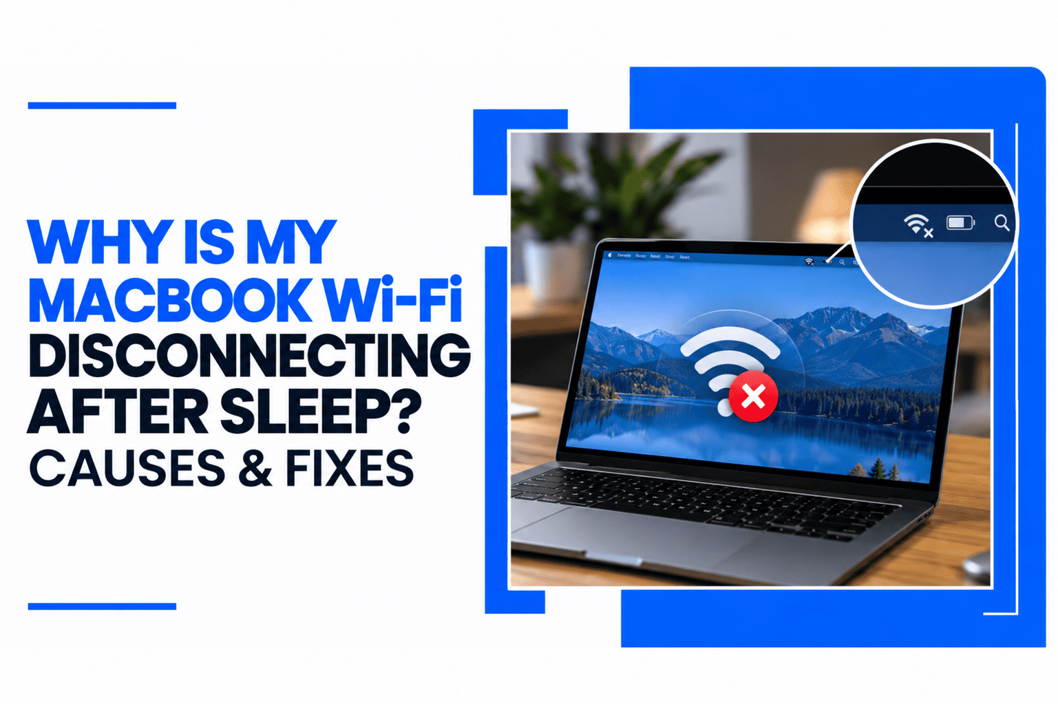 MacBook Wi‑Fi Disconnecting_ Causes & Fixes blog banner